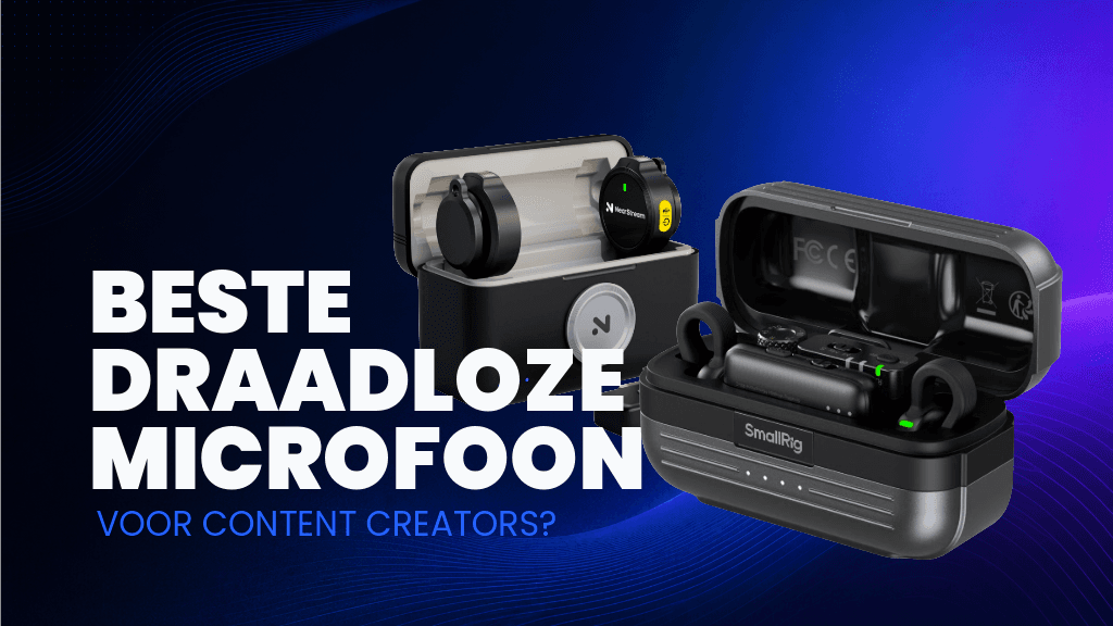 Vergelijking van draadloze microfoons voor content creators met de NearStream AWM25T en SmallRig S70.
