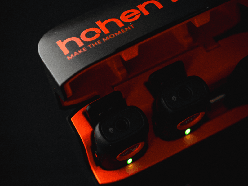 Hohem MIC-01 draadloze microfoons in oplaadcase voor vloggers en content creators